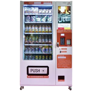 Smart Machine stainless steel metal Kiosk case shell enclosure vending machine with cooling system