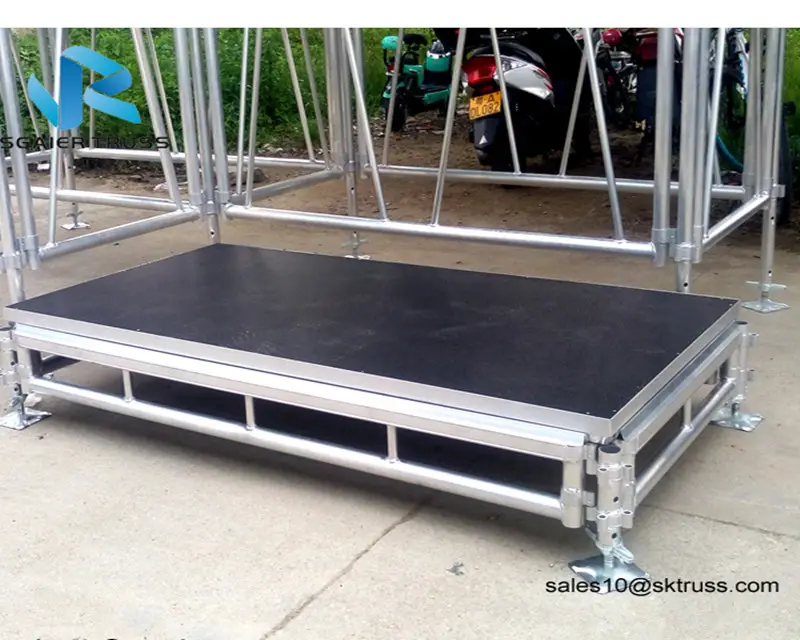 4 Feet X 8 Kaki Aluminium Tahap/Panggung Konser/Portable Tahap Platform