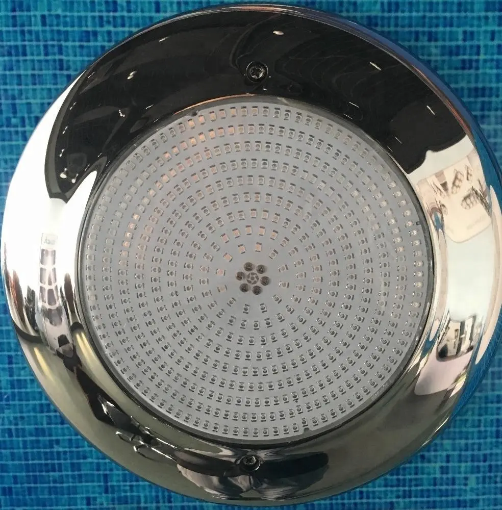 Hentech NEW 2mm Thickness INOX 316L Led pool light 12VAC 33W CW/NW/WW 100% Resin Filled/Underwater light/IP68