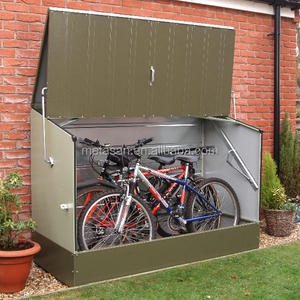 Customize steel bike storage shed supplier