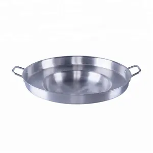 Factory Supply Stainless Steel Large comals Griddles & Grill Pans Double Ears Polish Finished Cooking Pot 1.2mm