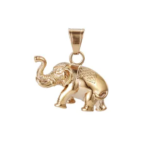 33519 xuping животное очарование кулон Золото Нержавеющая сталь слон ювелирные изделия