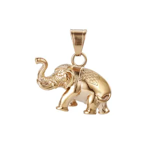 33519 xuping tier charm anhänger gold Edelstahl elefanten schmuck