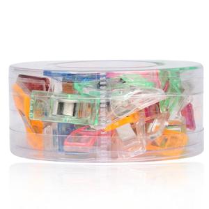 Paquete de 20 Clips de Plástico Coloridos para <span class=keywords><strong>Coser</strong></span>, <span class=keywords><strong>Manualidades</strong></span>, Acolchados, Abrazaderas para Patchwork, Accesorios de Costura, Envío Directo - Product Image 1