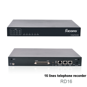 Exceltel 16CH เครือข่ายคลาวด์ฝังตัวโทรศัพท์บันทึกเสียงผลิตภัณฑ์โทรคมนาคม - Product Image 2