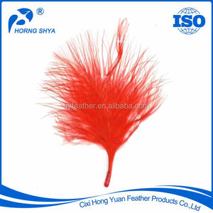 Horng Shya HP-14 Pavo Pluma del Marabú Turquía Marabú Corto Abajo 3 Pulgadas - Product Image 2