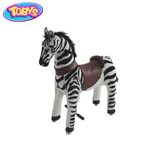 zebra Toy Horse Moving Horse Toys Riding Toy For Kids
