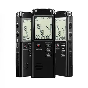 Digitale Voice Recorder Sound Audio Recorder Dictafoon Voice Activated Recorder Opname Apparaat Met Afspelen, MP3 Speler