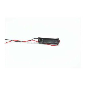 Tek AAA hücre (UM-4 * 1) kurşun tel ile 1.5 v Pil Tutucu Kutusu Kılıf Siyah - Product Image 2