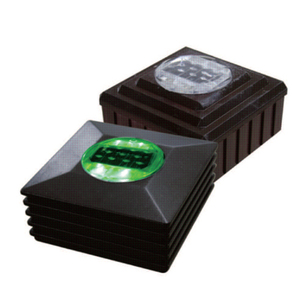 IP65 imperméabilisent la lumière extérieure de chapeau de poteau de barrière de LED MS-1060 la lumière de parapet (de charge) actionnée solaire pour l'usage industriel - Product Image 2