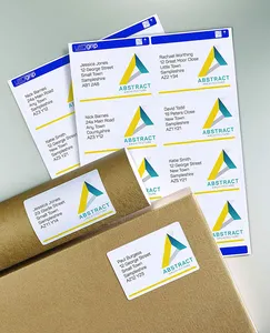 A4 Address Labels Stickers A4 Custom Labels Color Paper A4 Size Waterproof Adhesive Sticker 5000 Bags / Day Laser&inkjet Printer