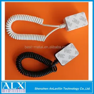 Hot Selling Without Alarm Mobile Phone Wall Holder Make Retractable Security Cables For Dummy Cell Phone