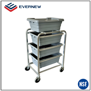 En aluminium chariot panier pour cantine de nettoyage - Product Image 1