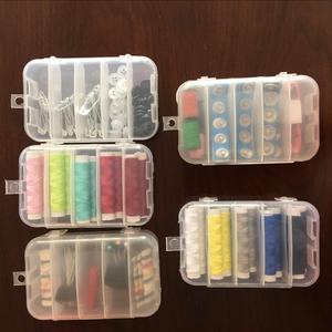 210 pièces de luxe kit de <span class=keywords><strong>couture</strong></span> amovible en plastique <span class=keywords><strong>couture</strong></span> outil boîte à coudre pour la maison bricolage - Product Image 3