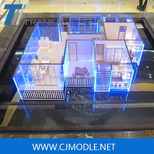 Diseño de modelo de interior de Casa moderna, modelo de arquitectura en miniatura - Product Image 6