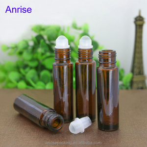 Chai Lăn Nước Hoa Tinh Dầu Thủy Tinh Dày Màu Hổ Phách 10Ml <span class=keywords><strong>15Ml</strong></span> Chai Thủy Tinh Rỗng Màu Nâu Cổ Điển - Product Image 3