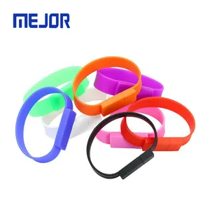 32G Pen drive in gomma 16G flash disk OEM memory band 4G wristband braccialetto USB in Silicone a 8 colori