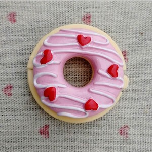 <span class=keywords><strong>Precio</strong></span> de fábrica al por mayor lindo donut fruta Bálsamo labial con pincel de labios - Product Image 3
