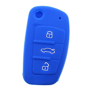 Housse de protection en silicone à 3 boutons pour clé de voiture <span class=keywords><strong>Audi</strong></span> A3 A4 A6 Q7 TT S3 S4 RS, étui de protection pour télécommande, entrée sans clé - Product Image 5