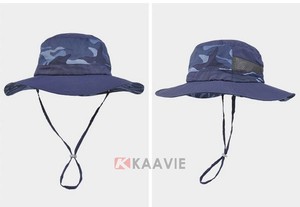 Topi Nelayan Luar Ruangan Topi Ember Camo Kustom 100% Poliester Biru Hutan/Semak/Safari/Mendaki Dicetak Gambar 25-35 Hari - Product Image 2