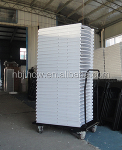 أمريكانا الأبيض مأدبة الزفاف البلاستيكية مقعد راتنج قابل للطي - Product Image 6
