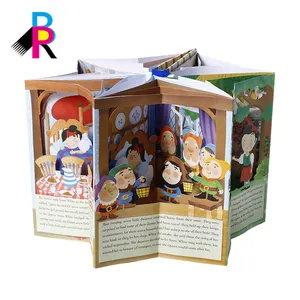 New Style Coloring Children Easy English Cartoon Story Books