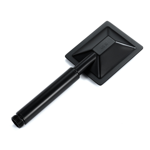 Doccetta da bagno HIDEEP in acciaio inossidabile nero opaco, moderna e quadrata, con installazione facilitata - Product Image 6