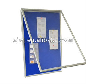 ZGS-D 60*90 cm bloqueable pared gabinete caso con magnético blanco tablero <span class=keywords><strong>de</strong></span> acero marcos <span class=keywords><strong>de</strong></span> aluminio vitrina - Product Image 1