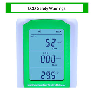 Benetech Máy Kiểm Tra Chất Lượng Không Khí Cầm Tay GM8804 Máy Dò Không Khí Formaldehyde Và Hạt Kiểm Tra Ô Nhiễm - Product Image 5