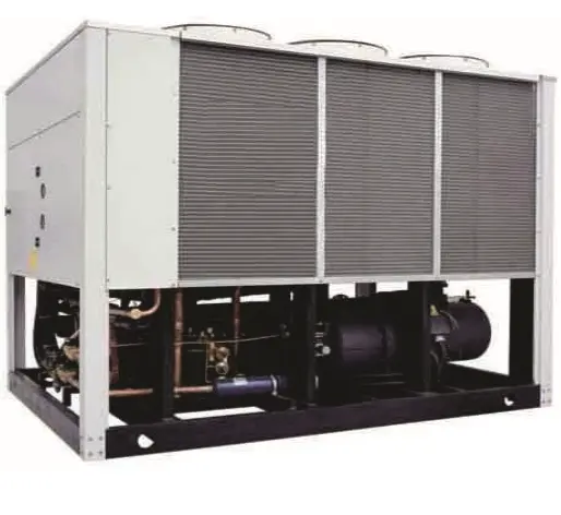 เครื่องทำน้ำเย็นสกรูระบายความร้อนด้วยอากาศขนาด5ตัน KCA 30hp 40hp CW 1000ราคา