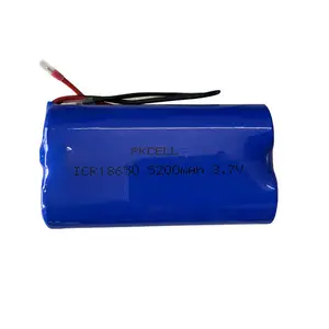 Paket Baterai Lithium Perangkat Komunikasi Satelit Ponsel Dapat Diisi Ulang 3.7V 5200MAh 18650 Li Ion