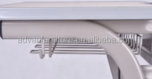 Estilo <span class=keywords><strong>estudio</strong></span> ergonómico doble 2 del estudiante de la escuela doble asiento muebles de escritorio y silla para estudiantes - Product Image 5