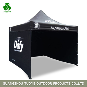 Tuoye निविड़ अंधकार Foldable 10x10 आउटडोर <span class=keywords><strong>Gazebo</strong></span> तीन पक्षीय दीवार तम्बू - Product Image 6