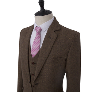 MA116 Nouvelle Mode 3 Pièces <span class=keywords><strong>Costumes</strong></span> Angleterre Slim Business Classique Costume + Pantalon <span class=keywords><strong>Homme</strong></span> <span class=keywords><strong>Pas</strong></span> <span class=keywords><strong>Cher</strong></span> Travail Blazer Épais Formel Ventes Smoking - Product Image 3