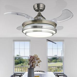 Hiện Đại 42 "Vô Hình Trần <span class=keywords><strong>Fan</strong></span> Lights LED <span class=keywords><strong>Chandelier</strong></span> Đồ Đạc - Product Image 5