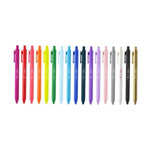 Станция для печати логотипов, лидер продаж, рекламная гелевая ручка яркого и серого цвета и шариковые опции, мягкая сенсорная резиновая ручка для бега