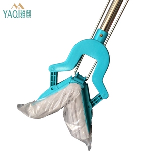 Microfiber Home &amp; Office Floor Cleaner Easy <strong>Clean</strong> Telescopic Magic <strong>PVA</strong> Folding <strong>Mop</strong> Plastic Basket High Capacity Stainless Steel - Product Image 3