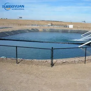 Revêtement de piscine de bassin à poissons en plastique, imperméable, noir, Hdpe, géomembrane pour lac artificiel, résiste aux UV et à la racine