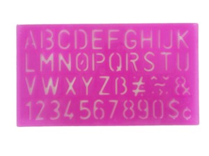 Ensemble de règles de traçage pour enfants - 5 pochoirs de lettres de l'<span class=keywords><strong>alphabet</strong></span>, règle de traçage de l'<span class=keywords><strong>alphabet</strong></span> - pochoir en plastique ABC pour enfants - Product Image 3