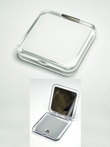 Elegante espejo de escritorio de vidrio ovalado - Product Image 4