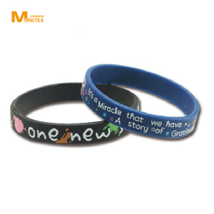 Pulsera de silicona estampada de fábrica - Product Image 2