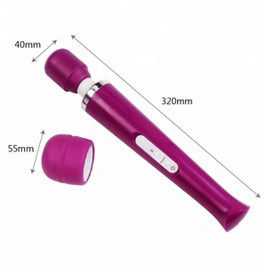 10 Kecepatan Alat Pijat Tubuh Masturbasi Wanita <span class=keywords><strong>Sex</strong></span> AV Rod Vibrator Kepala Besar untuk Wanita - Product Image 5