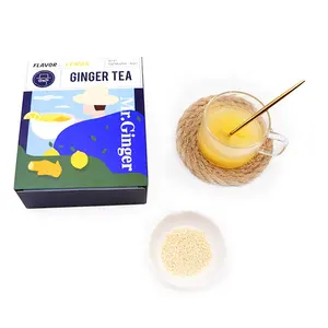 Minuman padat profesional teh jahe kualitas tinggi kristal lemon
