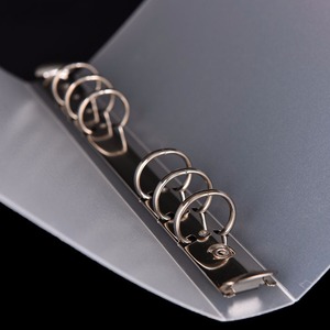 عالية الجودة من البلاستيك الموثق <span class=keywords><strong>6</strong></span> مشبك حلقي مجلد ملفات الجملة A5 عصابة الموثق - Product Image 4