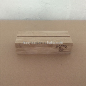Rustic Wooden Block Base Oak Wood Display Stands Acrylic Sign <strong>Holders</strong> <strong>Name</strong> Card <strong>Table</strong> Number <strong>Holder</strong> for Weddings Parties Events - Product Image 5