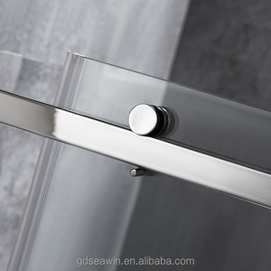 2017 de La Moda de Baño de Acero Inoxidable de 8mm de <span class=keywords><strong>Vidrio</strong></span> Templado puerta Corredera de ducha del pivote de la bisagra - Product Image 2