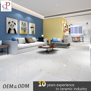 Azulejos de cerámica De Bajo Precio Mármol Blanco Brillante Esmaltado Baldosas Vitrificadas Kerala Diseño - Product Image 2