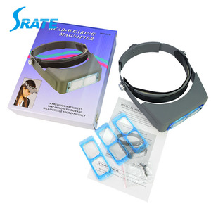 4 <span class=keywords><strong>Lens</strong></span> HeadBand Magnifier Eye Loupe Xem Sửa Chữa Hàn Head Visor Magnifier Glass <span class=keywords><strong>Lens</strong></span> - Product Image 2