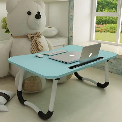 도매 편리한 부착 가능하며 접는 표 에 침대 Office 표 나무 Laptop 메트 vintage Desk