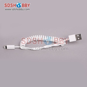 Enroulé Élastique Données Câble pour Phantom 4 PRO V2.0/3 Inspire1 Adapté pour Apple et Android Téléphones - Product Image 3